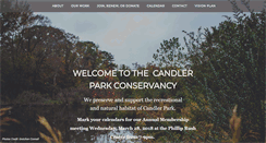 Desktop Screenshot of candlerparkconservancy.org