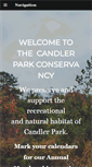 Mobile Screenshot of candlerparkconservancy.org